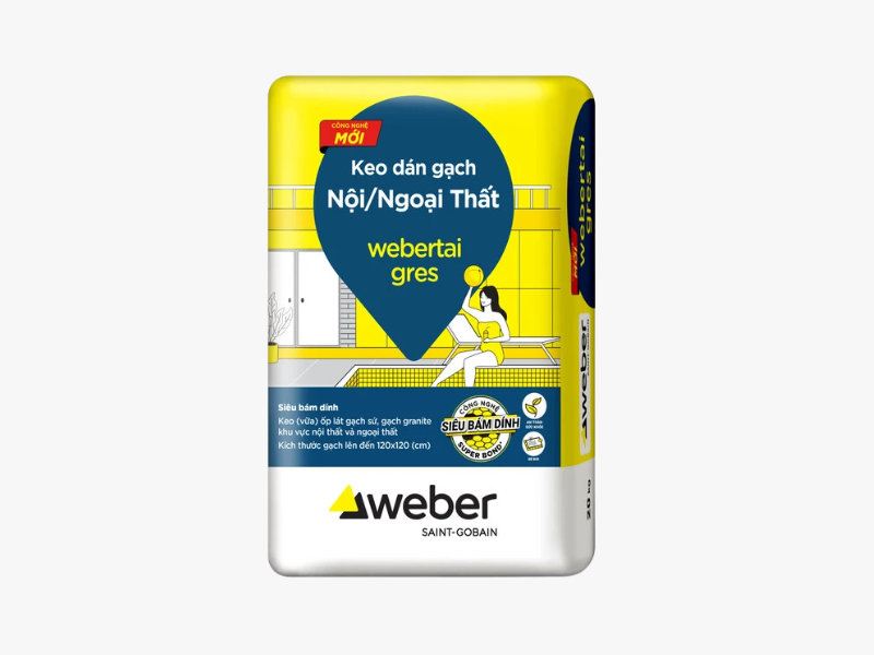 Keo Dán Gạch Weber tai Gres